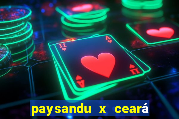 paysandu x ceará sc palpite