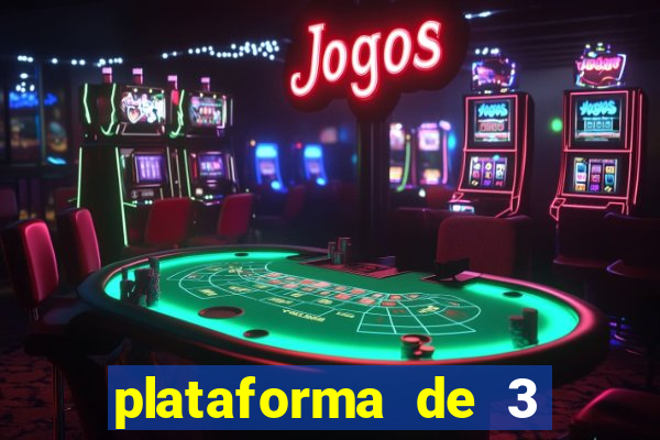 plataforma de 3 reais bet