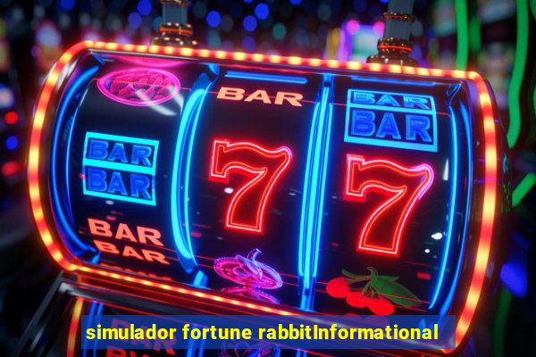 simulador fortune rabbitInformational