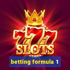 betting formula 1