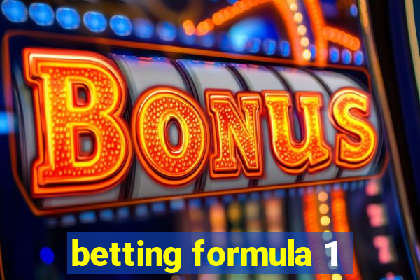 betting formula 1