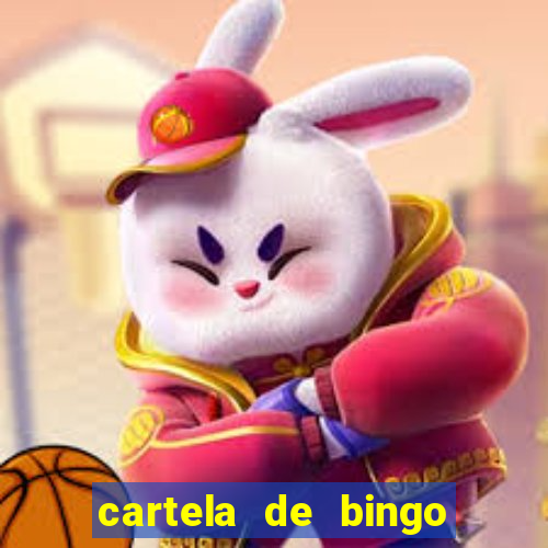 cartela de bingo vazia para imprimir