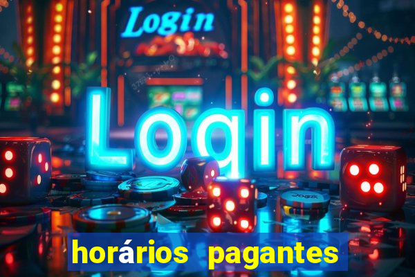 horários pagantes slots pg