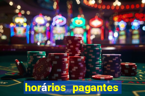 horários pagantes slots pg