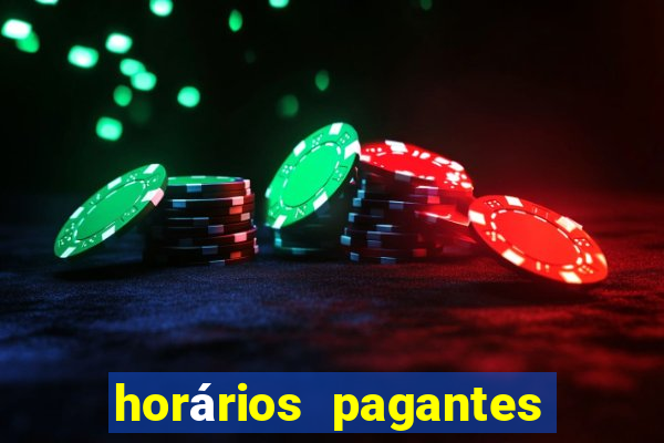 horários pagantes slots pg