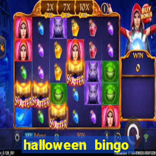 halloween bingo cards with numbers