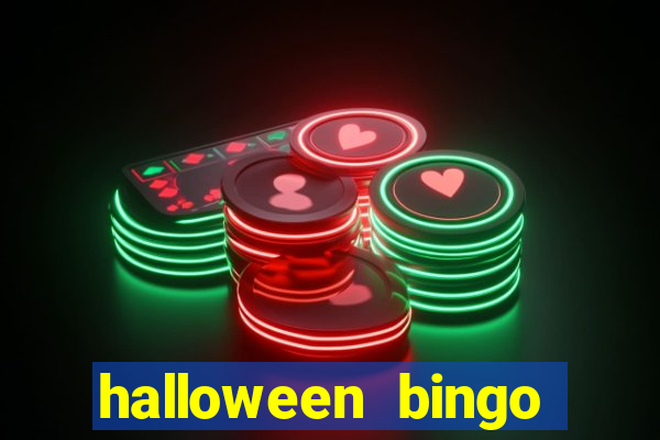 halloween bingo cards with numbers