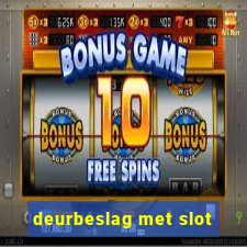 deurbeslag met slot