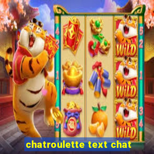 chatroulette text chat