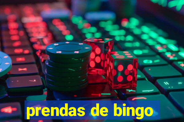 prendas de bingo