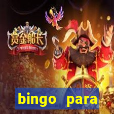 bingo para despedida de solteira para imprimir