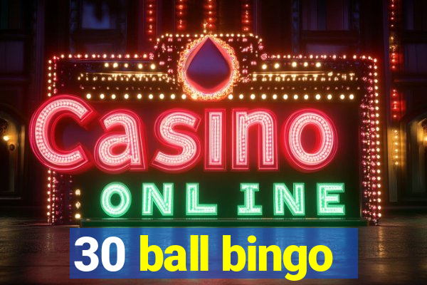 30 ball bingo