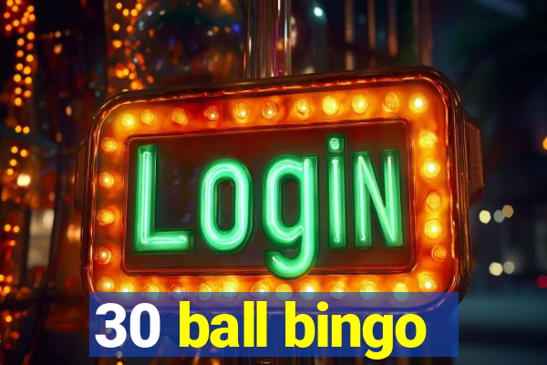 30 ball bingo