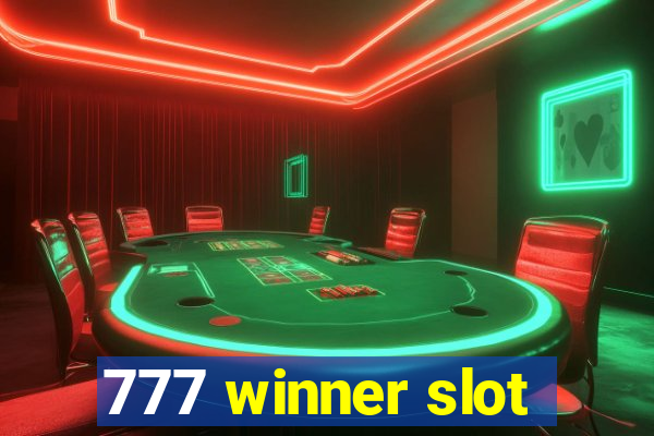 777 winner slot