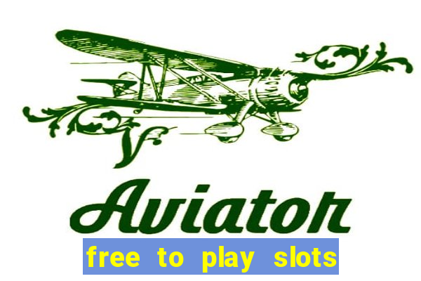 free to play slots online no download