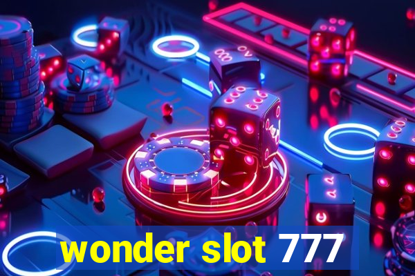 wonder slot 777