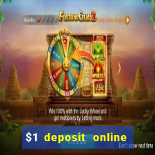 $1 deposit online casino usa