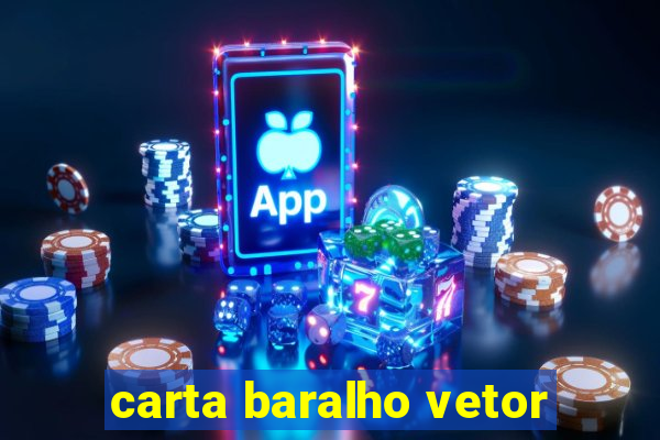 carta baralho vetor