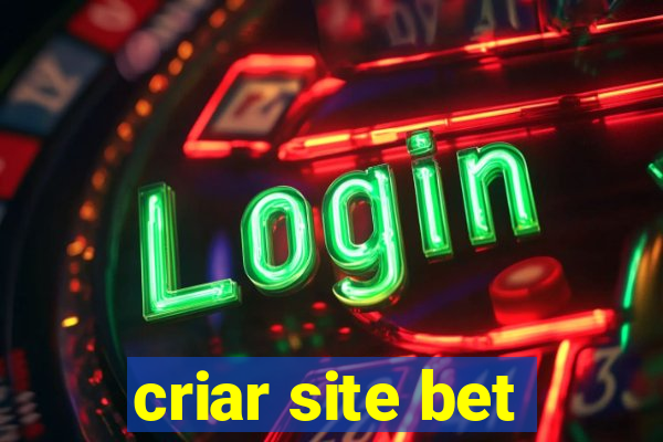 criar site bet