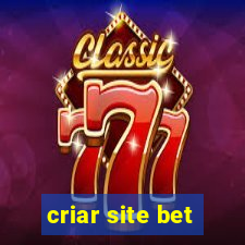 criar site bet