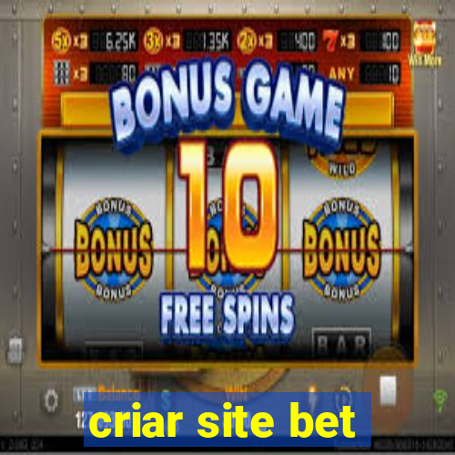 criar site bet