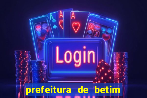 prefeitura de betim - contracheque online