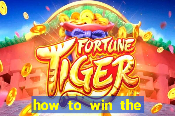 how to win the slot machine