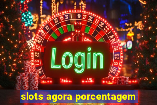 slots agora porcentagem