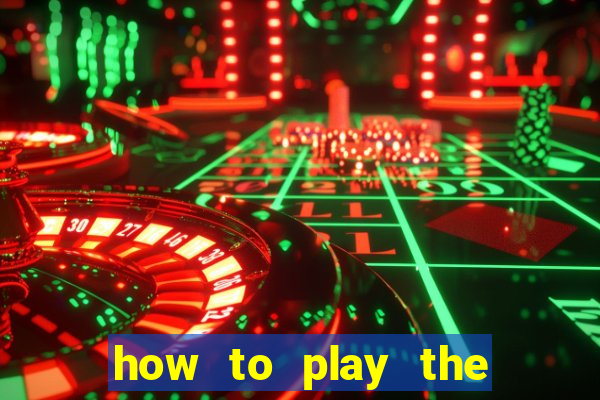 how to play the buffalo slot machine