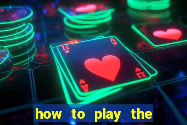 how to play the buffalo slot machine