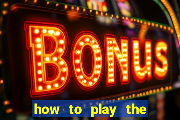 how to play the buffalo slot machine