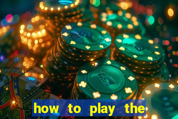 how to play the buffalo slot machine