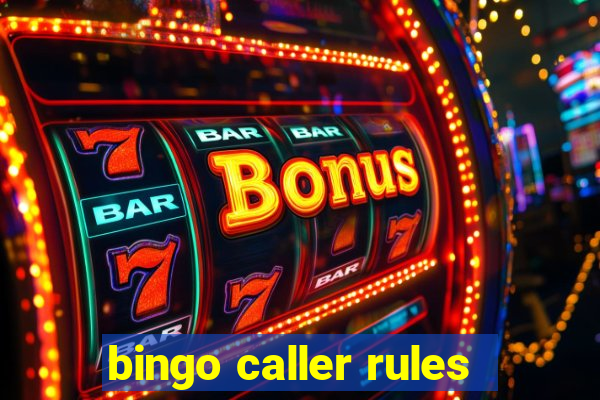 bingo caller rules