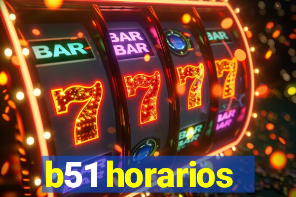 b51 horarios