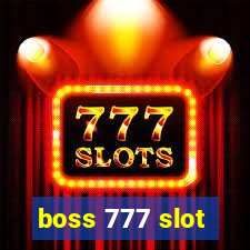 boss 777 slot