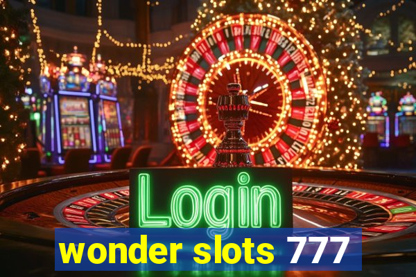 wonder slots 777