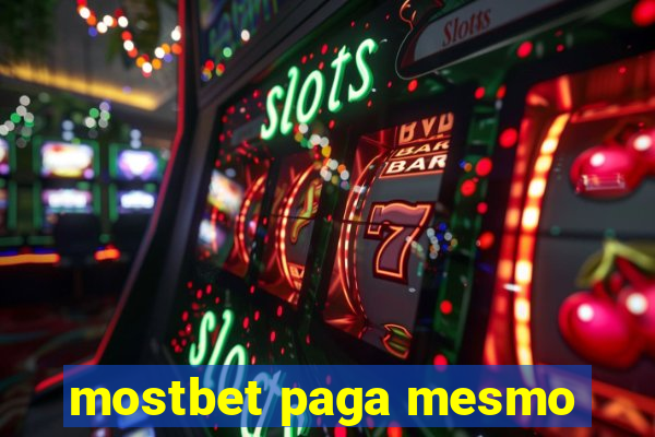 mostbet paga mesmo